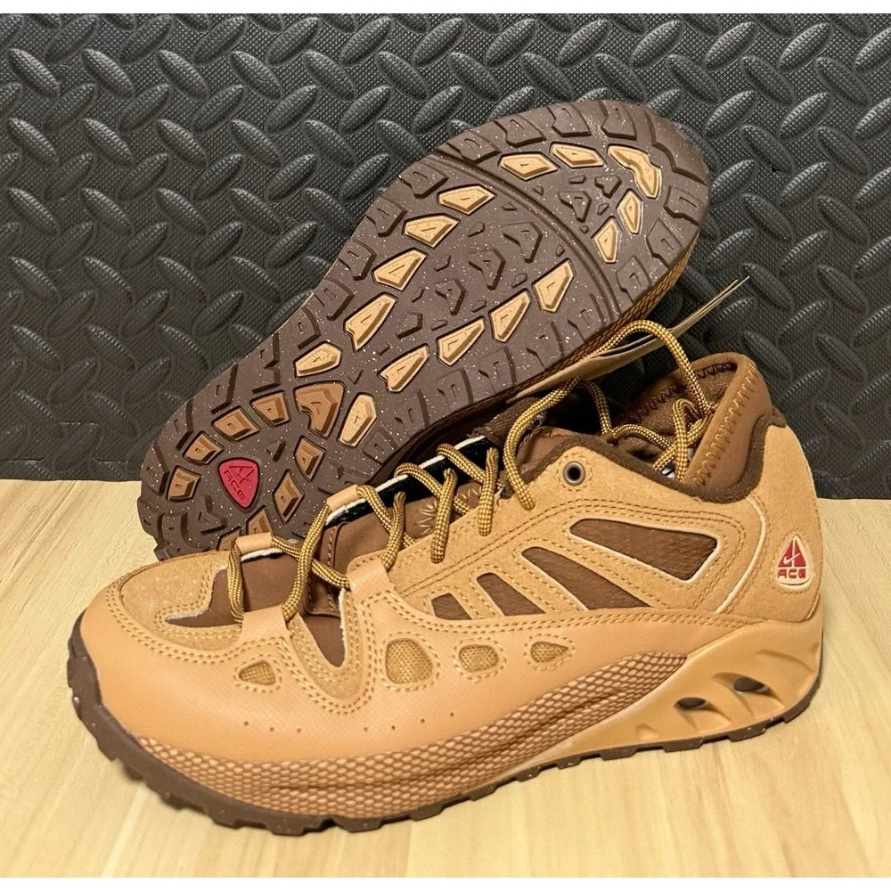 Nike ACG Air Exploraid Flax Cacao British Tan Hiking FV2925-200 Mens Size 7